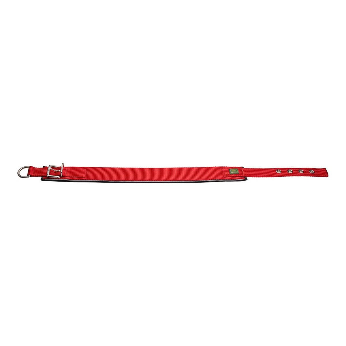 Hundehalsbånd – Hunter Neoprene Reflect Rød (54–61 cm)